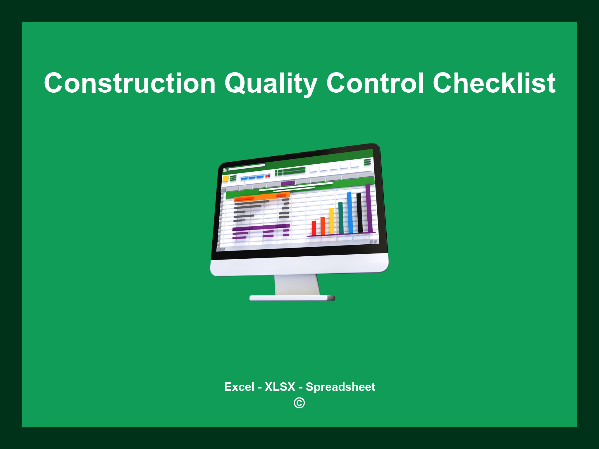 Construction Quality Control Checklist Template Excel