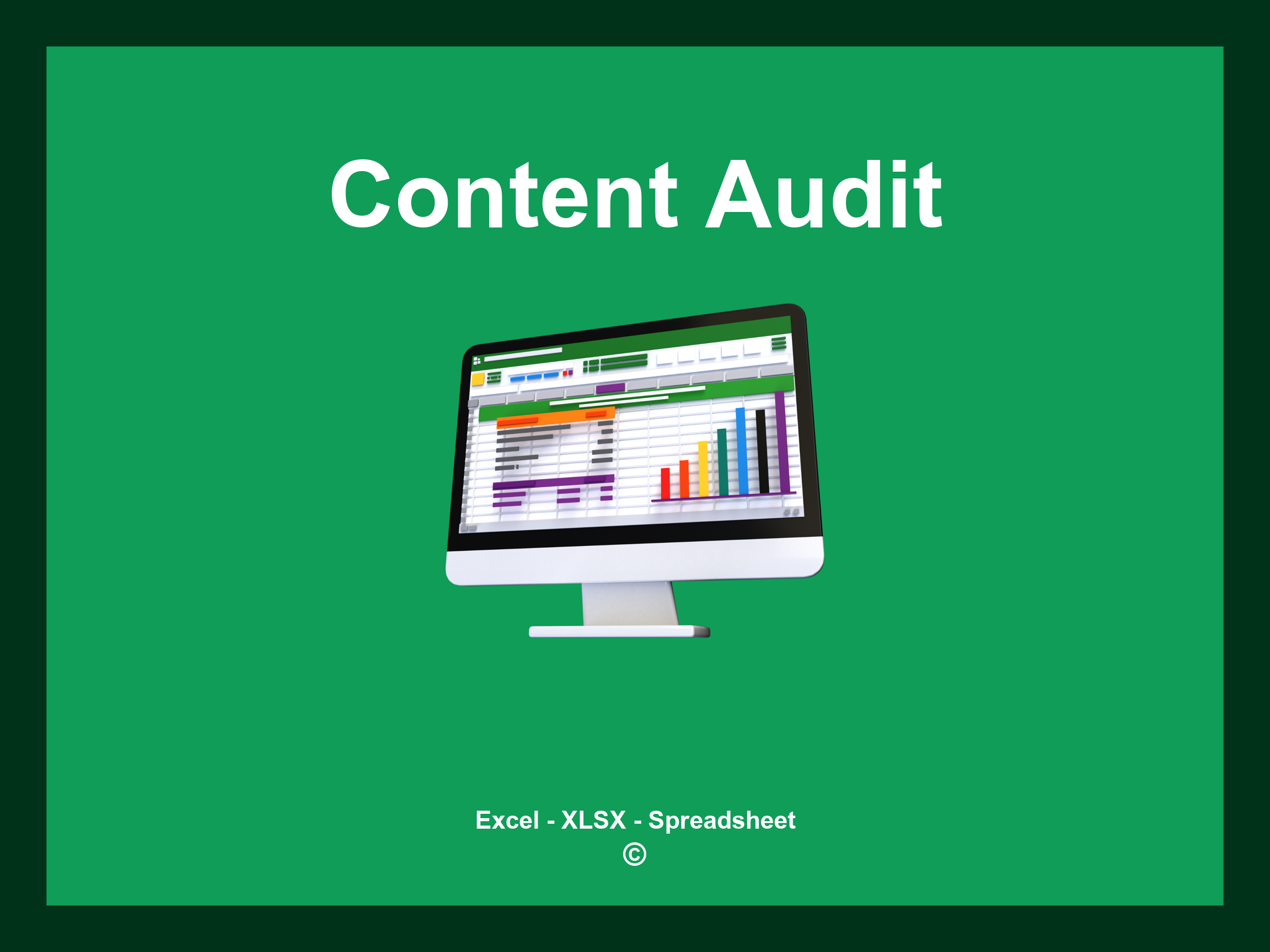Content Audit Template Excel
