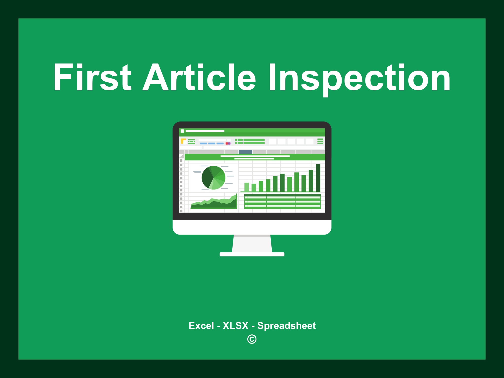 First Article Inspection Template Excel