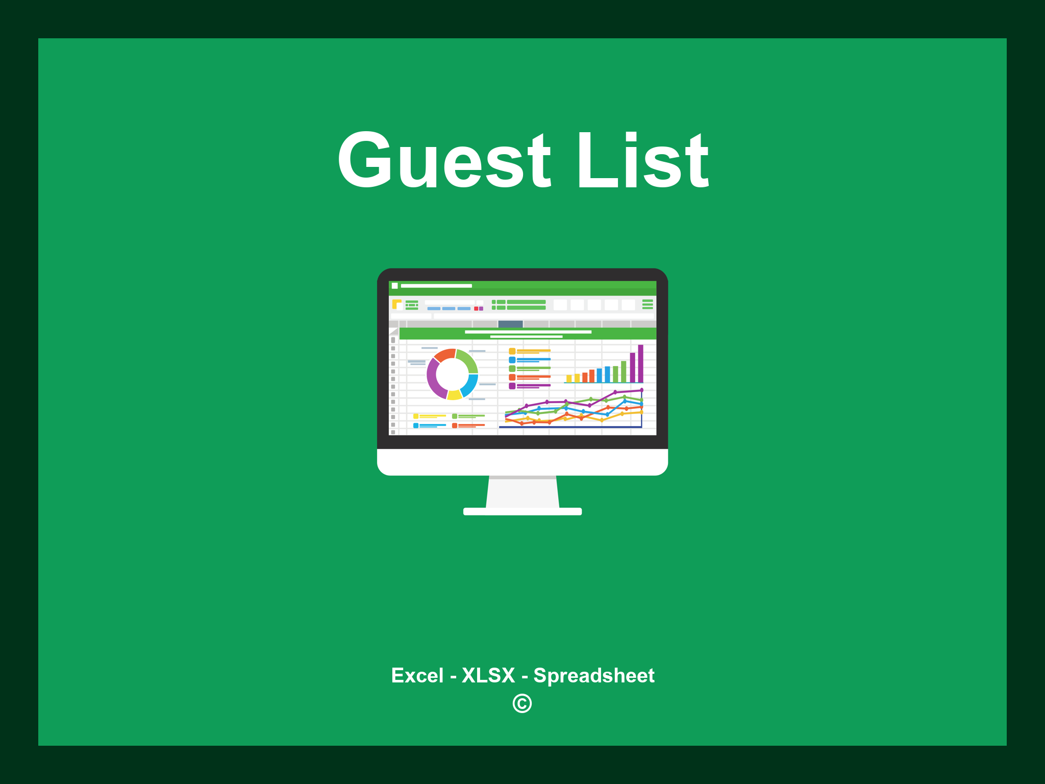 Guest List Excel Template