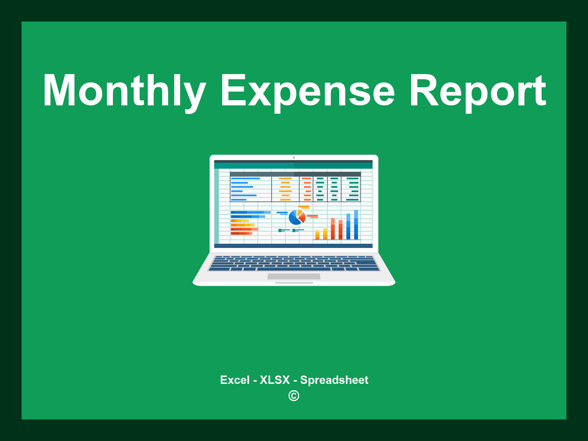 Monthly Expense Report Template Excel