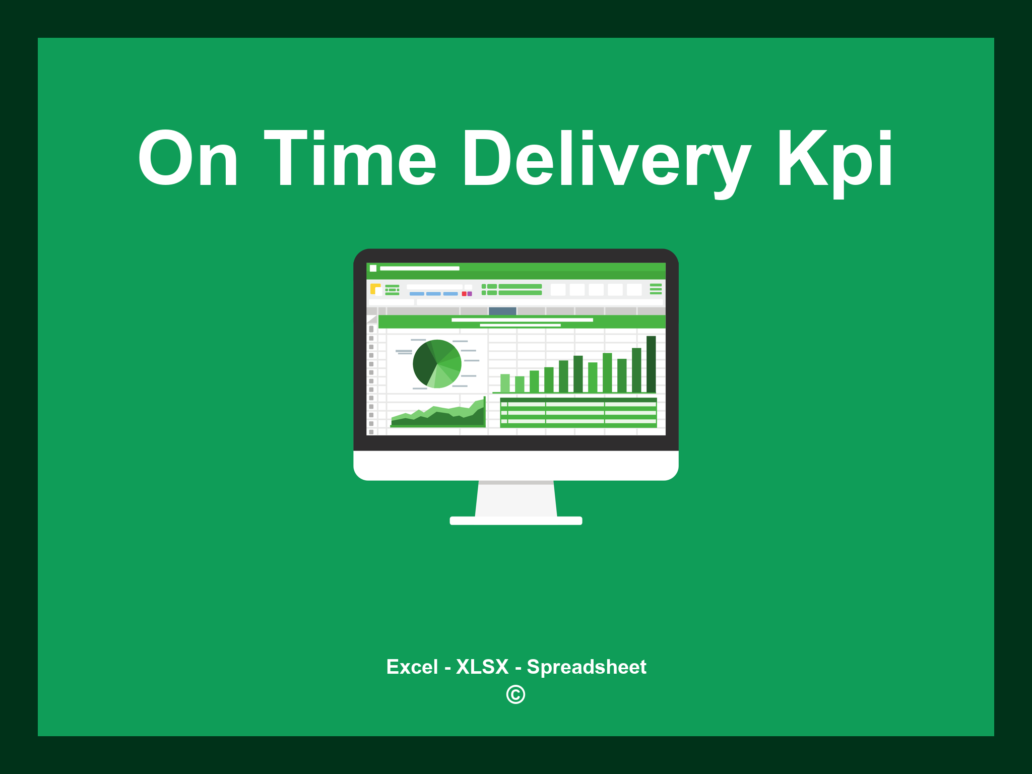 On Time Delivery Kpi Template Excel