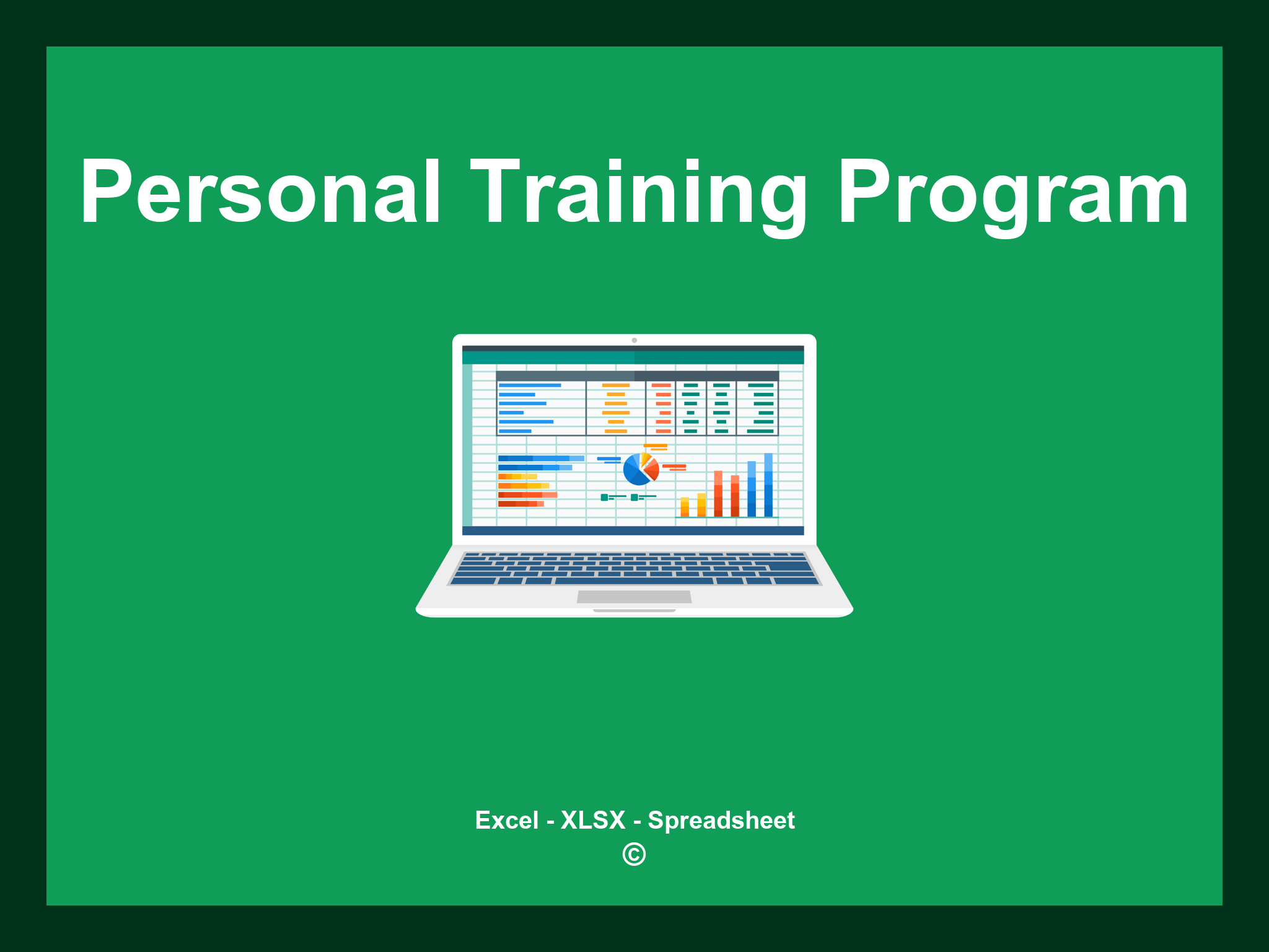 Personal Training Program Template Excel