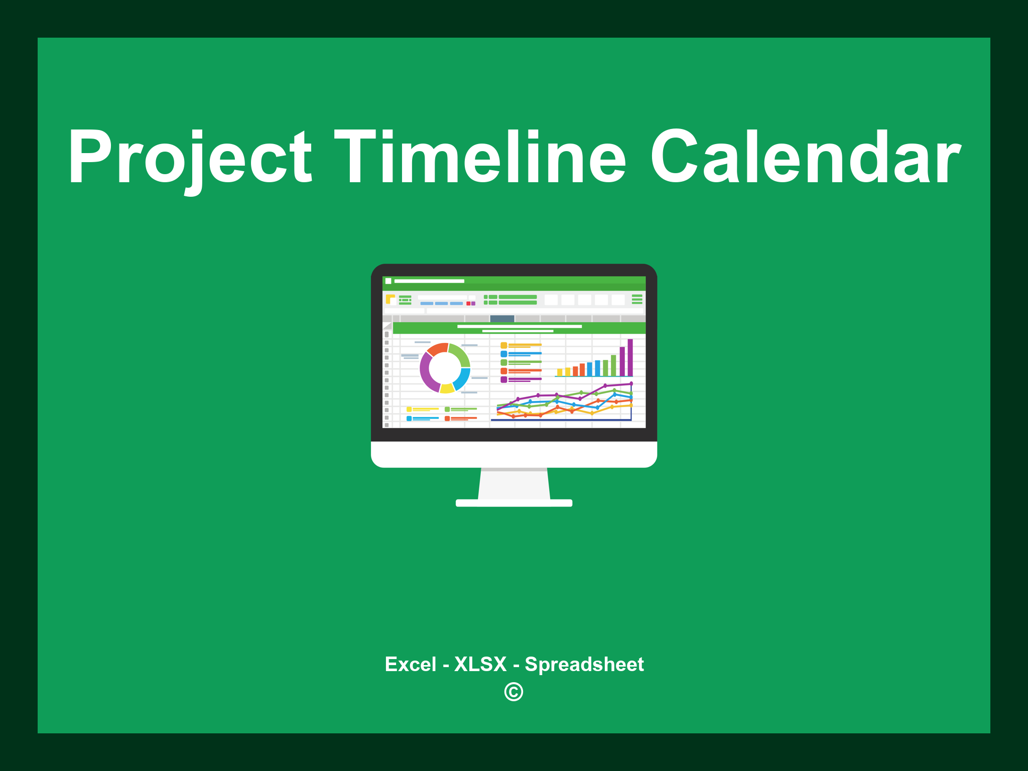 Project Timeline Calendar Template Excel