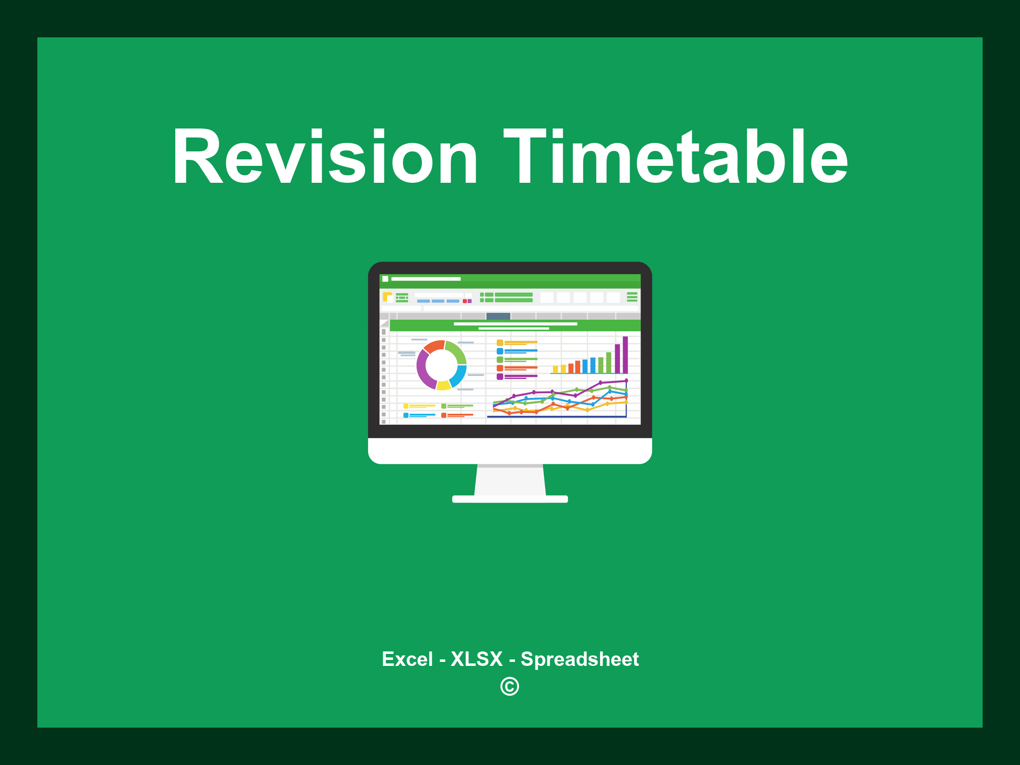 Revision Timetable Template Excel