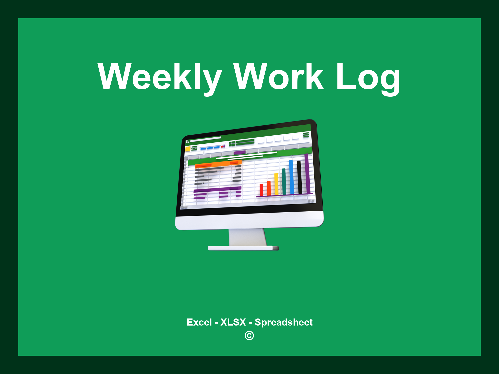 Weekly Work Log Template Excel